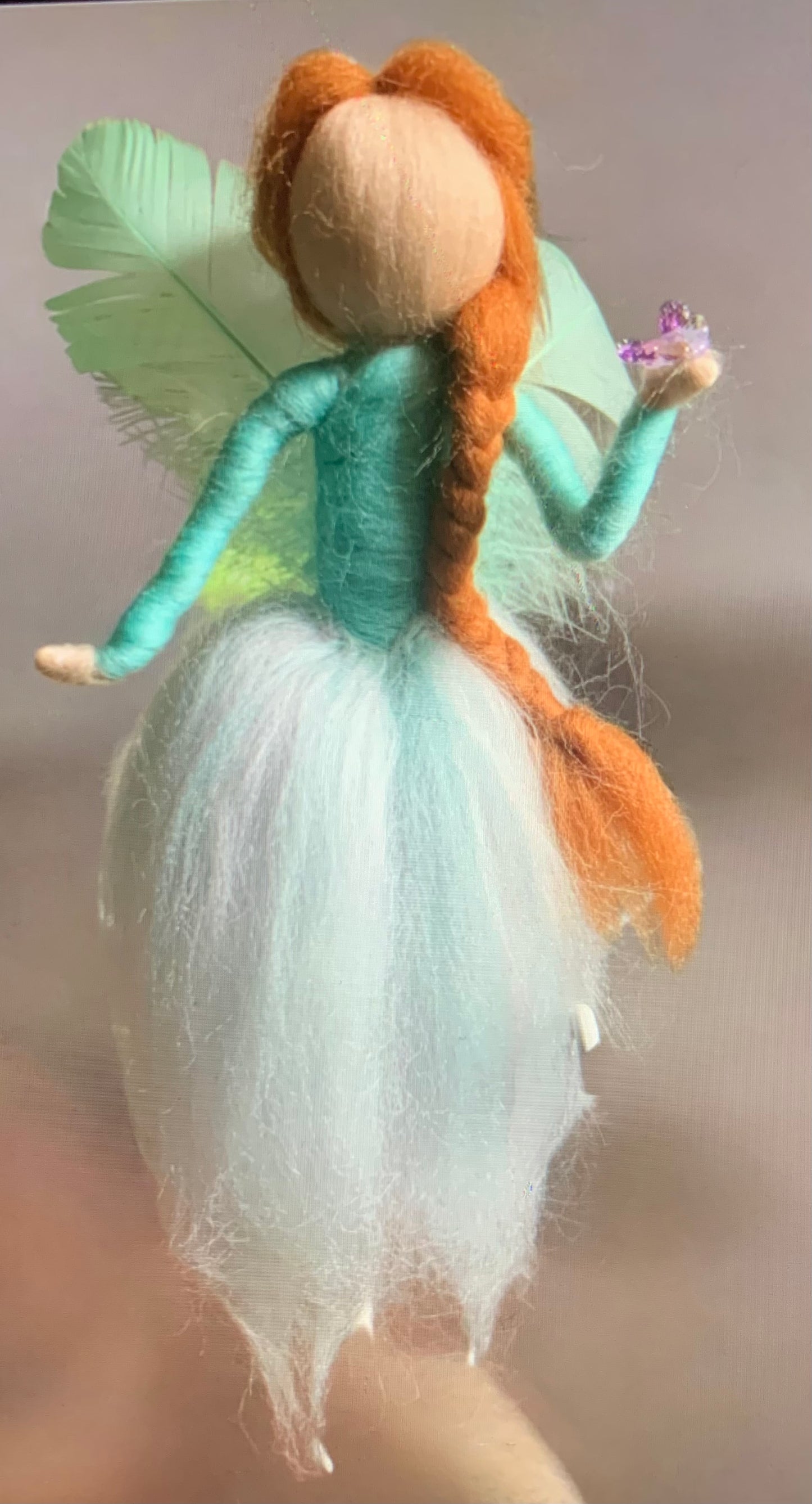 Needle Felted Wool Miniature Fairy