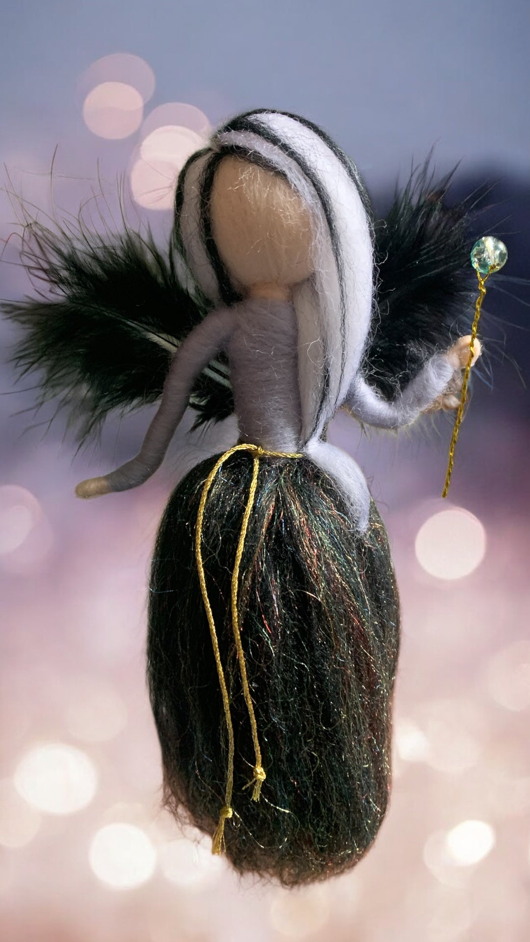 Needle Felted Wool Miniature Fairy