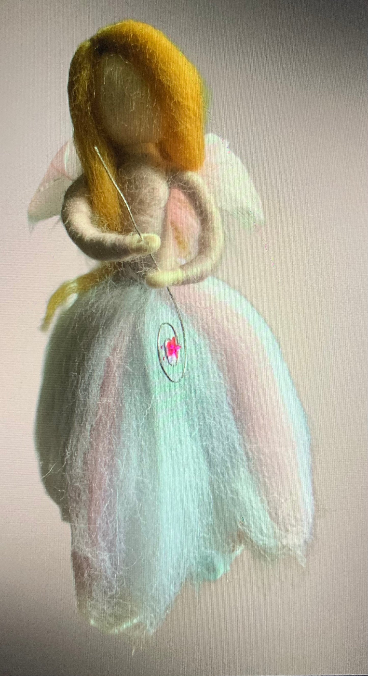 Needle Felted Wool Miniature Fairy