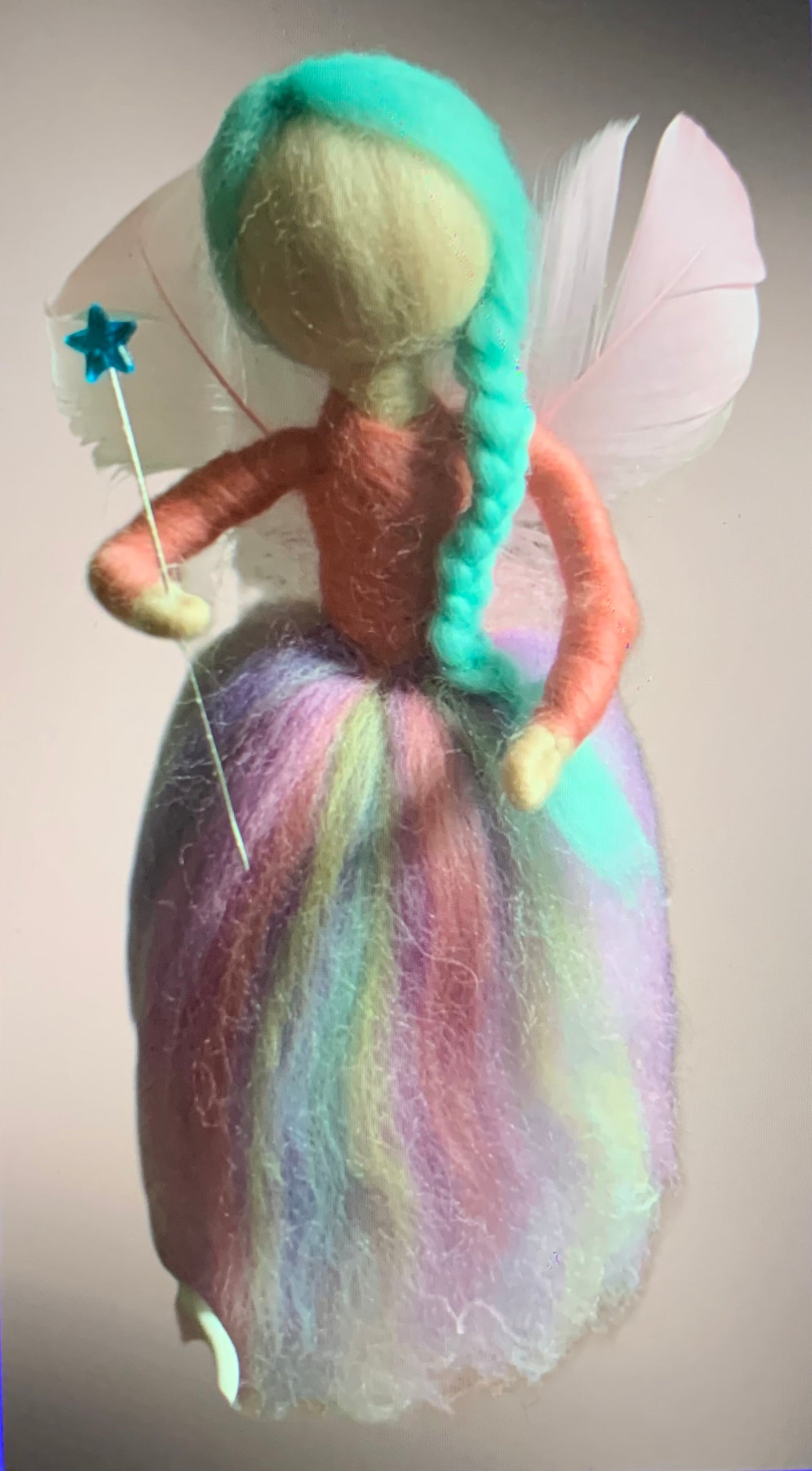 Needle Felted Wool Miniature Fairy